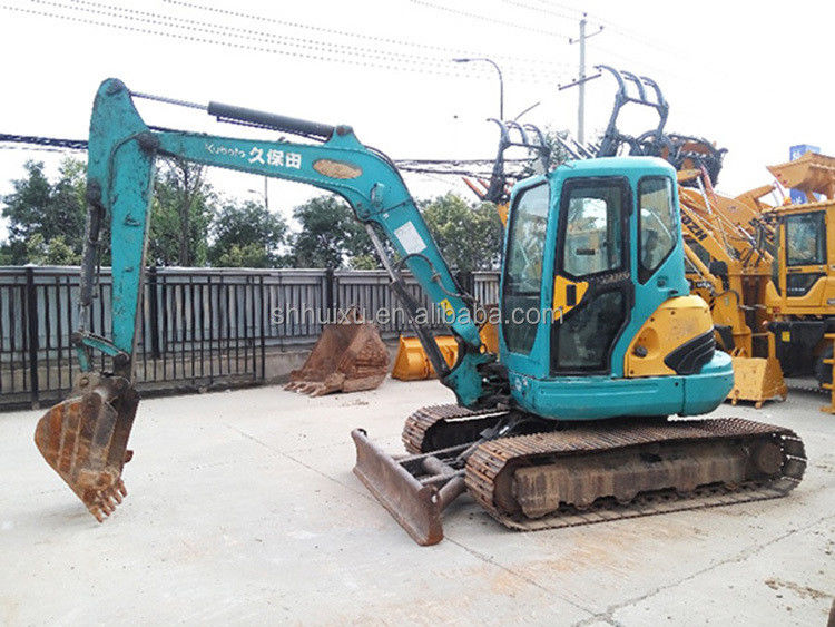 Japan quality used excavator Kubota 161 small 6.1 ton mini second hand crawler excavator
