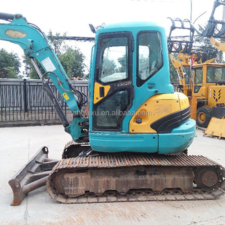 Japan quality used excavator Kubota 161 small 6.1 ton mini second hand crawler excavator