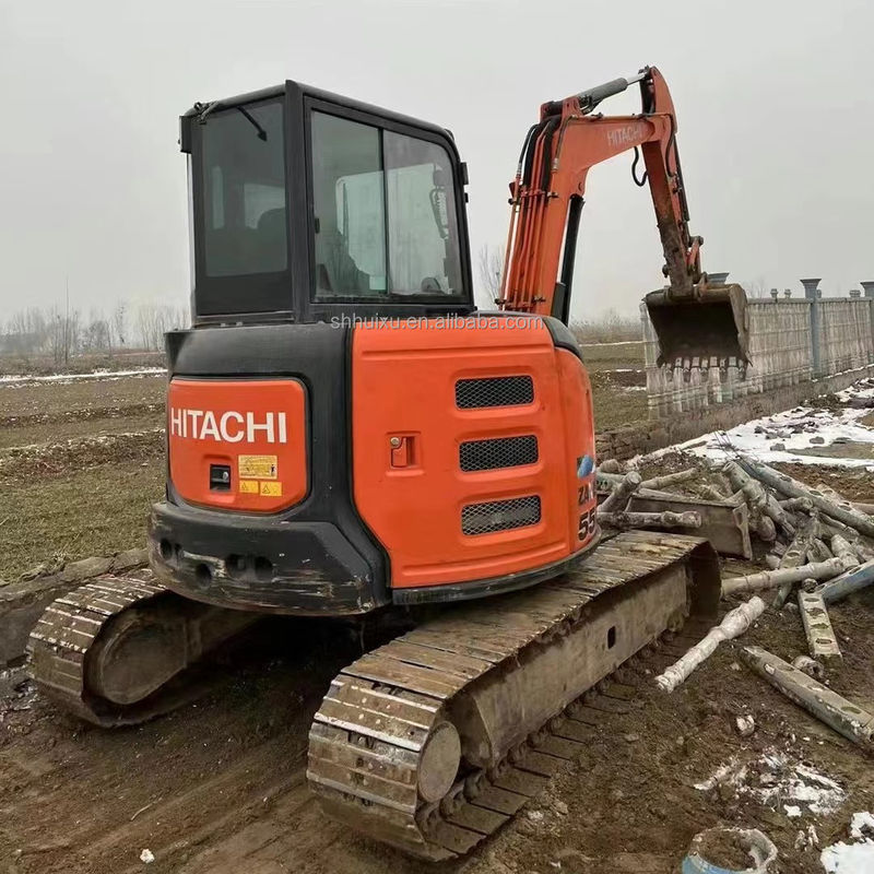 Hitachi  hot sale Used mini digger Hitachi ZX55U Cheap price/Nice quality Hitachi ZX55U Second hand hydraulic crawler excavator