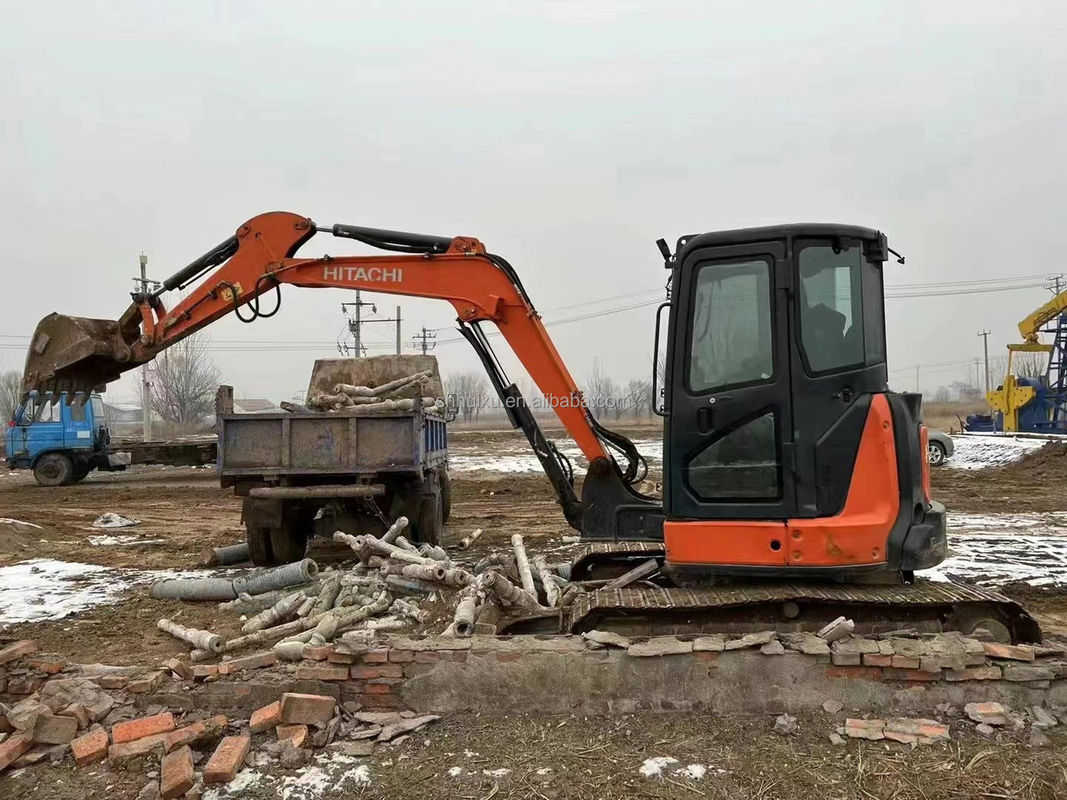 Hitachi  hot sale Used mini digger Hitachi ZX55U Cheap price/Nice quality Hitachi ZX55U Second hand hydraulic crawler excavator
