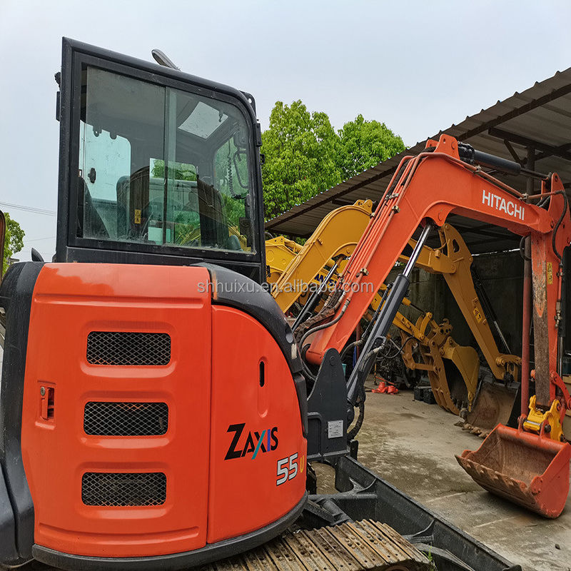Hitachi in stock Excellent quality Hitachi ZX55U Second hand hydraulic crawler excavator/Used mini digger Hitachi ZX55U Cheap price