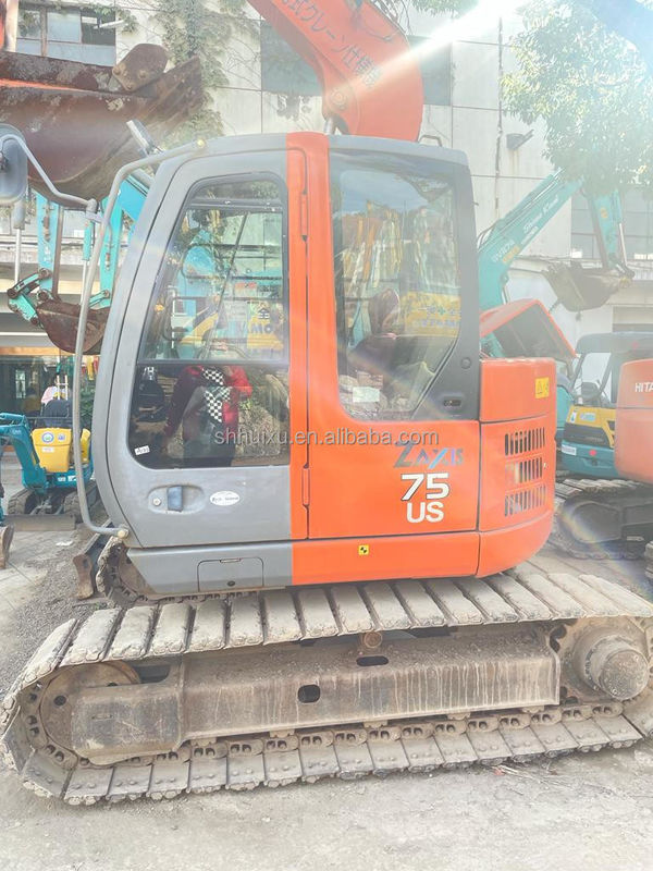 Hitachi in stock Japan origin Hitachi ZX75 Second hand hydraulic crawler excavator/Used mini digger Hitachi ZX75 nice quality Cheap price