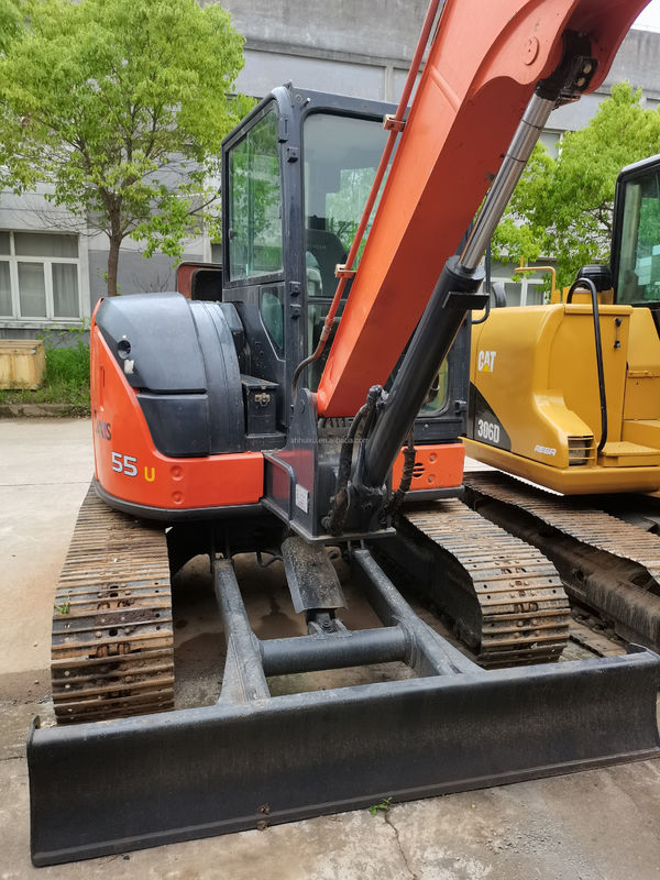 Hitachi in stock Excellent quality Hitachi ZX55U Second hand hydraulic crawler excavator/Used mini digger Hitachi ZX55U Cheap price