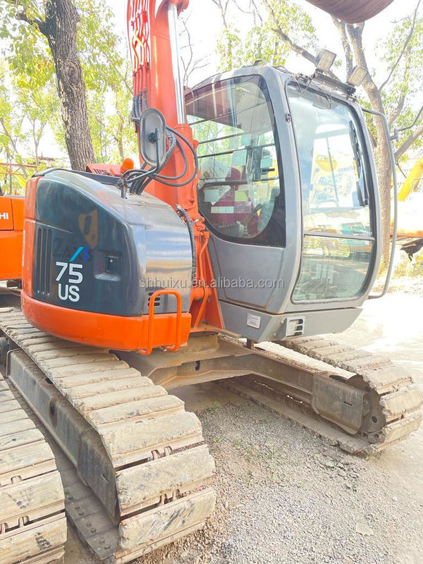Hitachi in stock Japan origin Hitachi ZX75 Second hand hydraulic crawler excavator/Used mini digger Hitachi ZX75 nice quality Cheap price