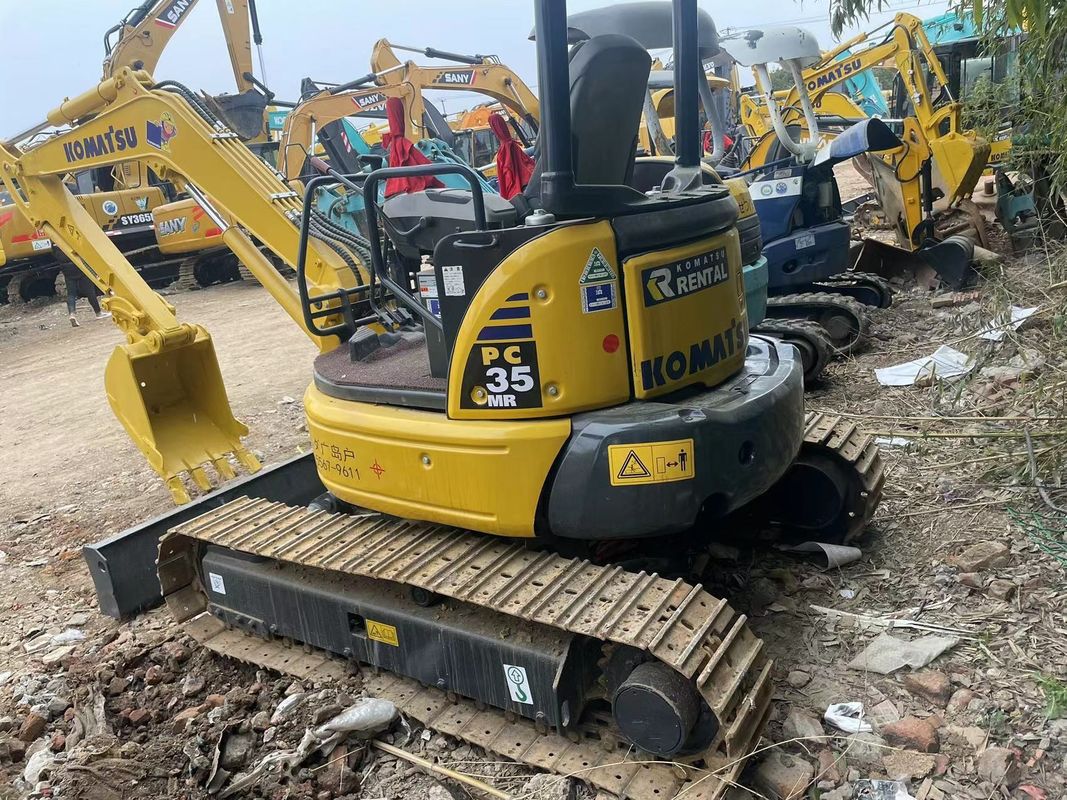 Used Excellent condition komatsu pc35 in stock now , Used komatsu excavator , Komatsu pc35 pc55 pc56 pc70 china Cheap excavator