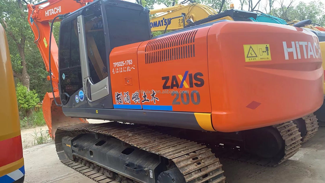 Hitachi  hot sale Used digging machine HITACHI ZX200 Excellent quality Second hand Hydraulic Crawler Excavator Japan origin for sale