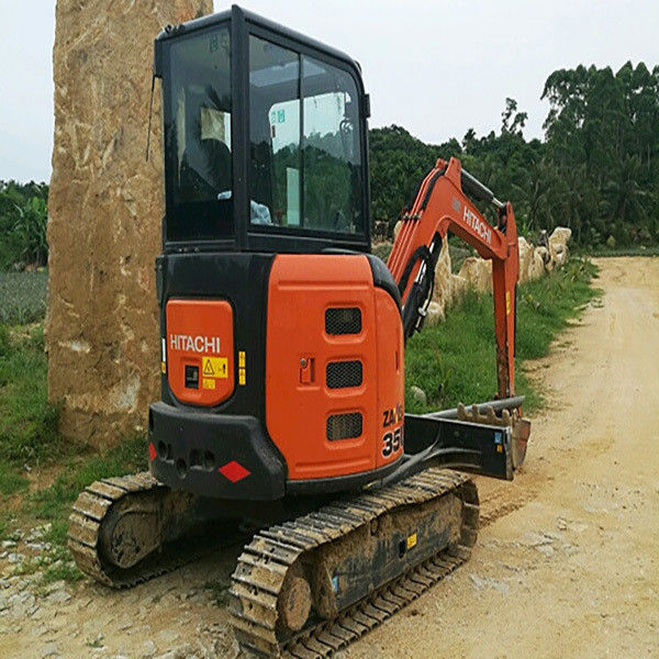 used hitachi zx35 crawler excavator 3.5 ton mini zx35u excavator with attachments hydraulic zx35u-3