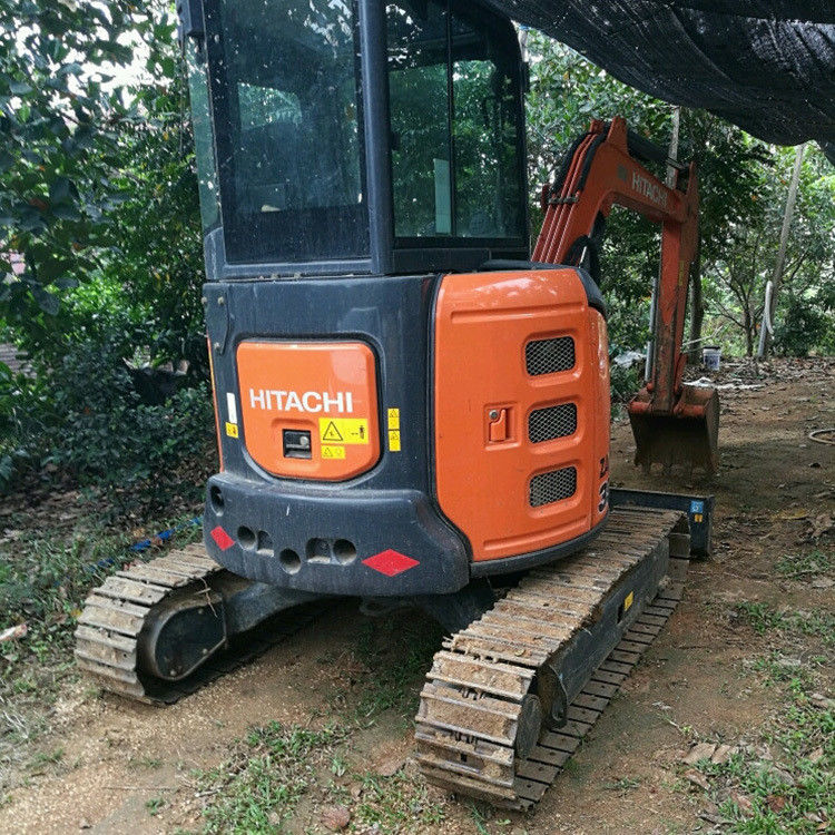 used hitachi zx35 crawler excavator 3.5 ton mini zx35u excavator with attachments hydraulic zx35u-3