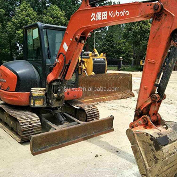 Used mini digger Kubota55 Japan origin cheap price/Second hand hydraulic crawler Excavator Kubota55 High quality