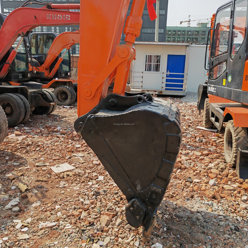 90 New Wheeled Excavator Second Hand DOOSAN DH150W-7 Used 4 Wheeled Digger