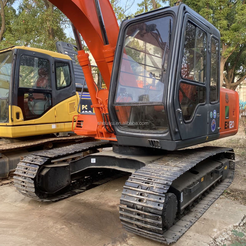 12ton Used mini excavator hitachi used korean excavator with bucket used hitachi 120 excavator