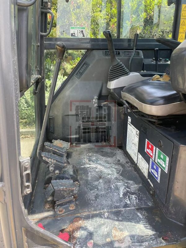 Used mini excavator Komatsu PC35 with cab small digger used machinery mini excavator used second hand digger for sale