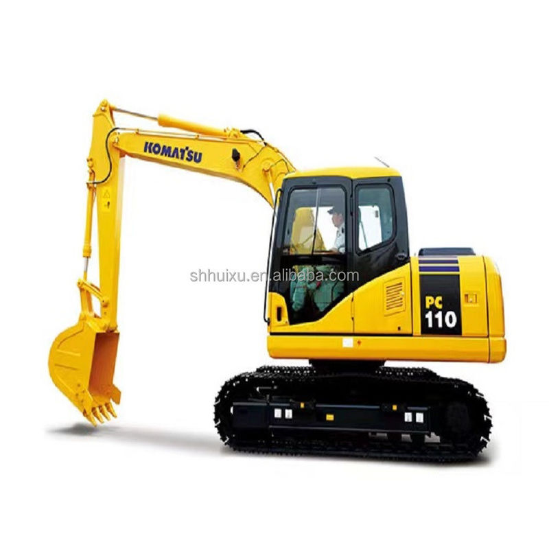 Hand used earth digger Komatsu PC110  used machinery hand used post hole diggers second hand diggers for sale