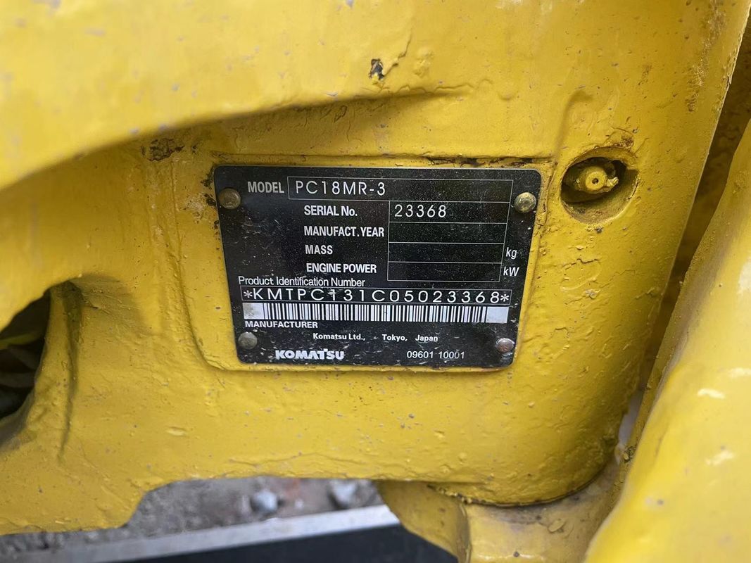 Used mini excavator Komatsu PC18 small digger used machinery mini excavator used second hand digger for sale
