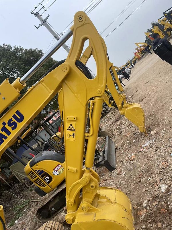Used mini excavator Komatsu PC35 without cab small digger used machinery mini excavator used second hand digger for sale