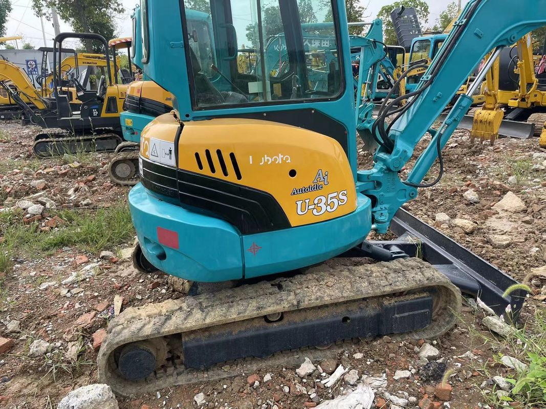 used mini Kubota U35S excavator second hand excavator in japan Kubota u35 mini excavator