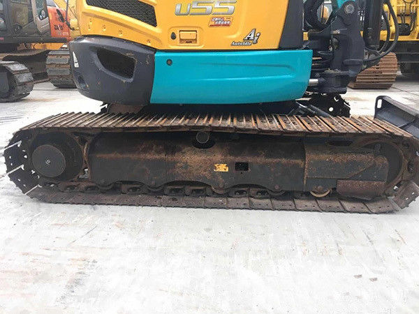 Used mini excavator Kubota U55 seond hand Kubota small excavator Japan original Kubota U55 mini digger