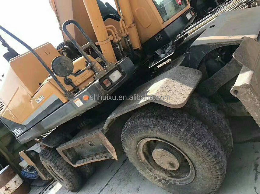 korea original 2014 Used hyundai r210w-9 wheel excavator/ tyre machine R210w-9 hyundai for sale