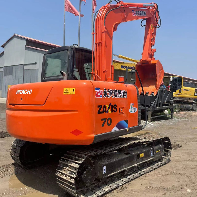 Used mini excavator Hitachi 70 digger small used machinery 7 tons hand earth digger small digger