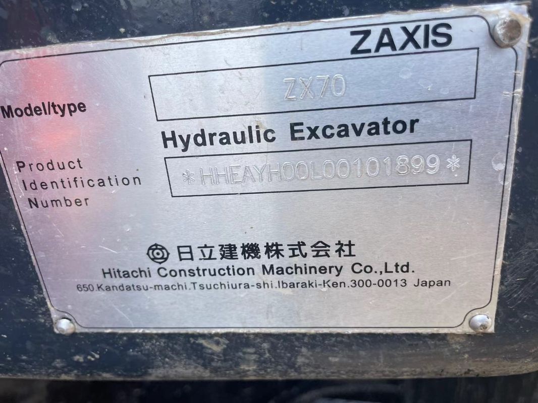 Used mini excavator Hitachi 70 digger small used machinery 7 tons hand earth digger small digger