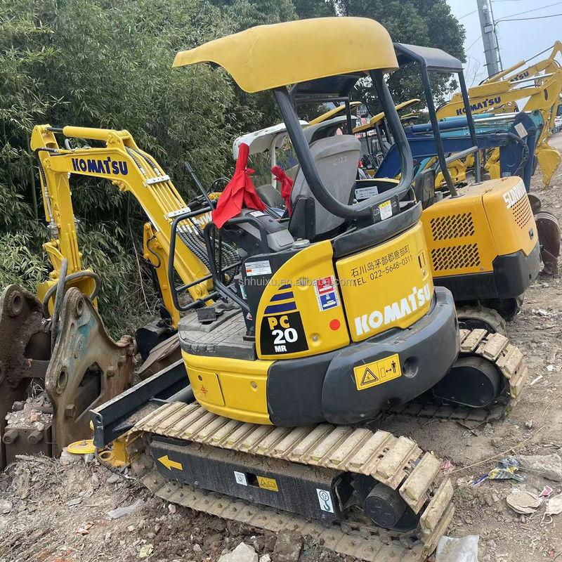 low price in stock mini excav digger Komatsu PC20 without cab excavator Japan Used Komatsu hydraulic mini excav crawler