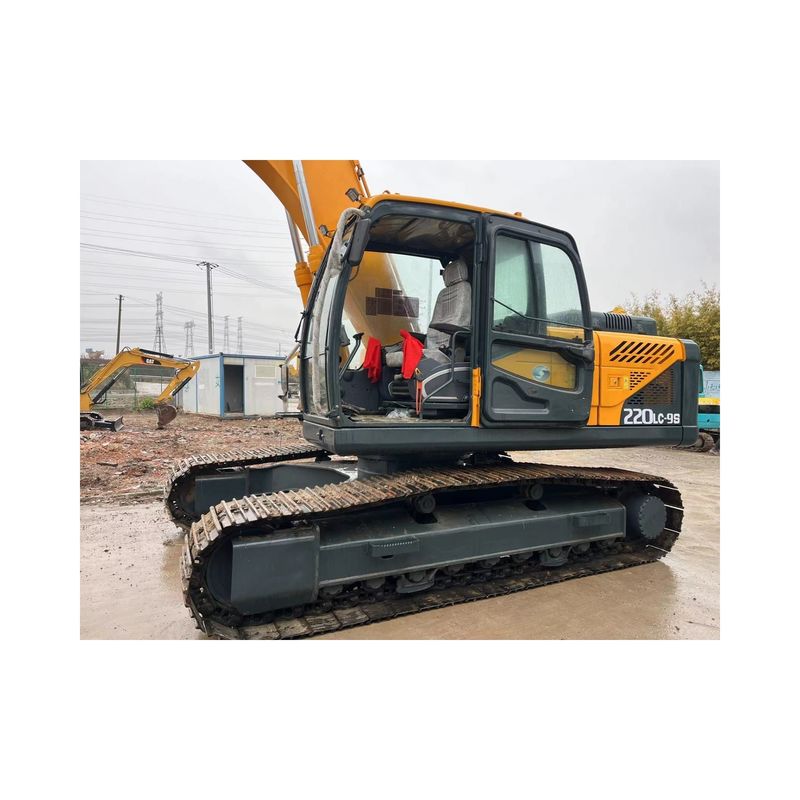 Construction Machine Used Hydraulic Crawler Excavator Hyundai 225-9 Brand Korea