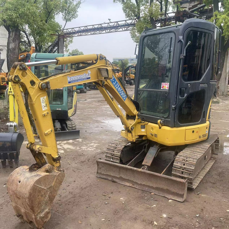 The best mini excavator Komatsu PC20 with cab small digger used machinery excavators mini mini small excavator