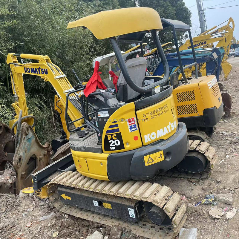 Smallest mini excavator Komatsu PC20 without cab small digger used machinery mini the excav best excav crawler