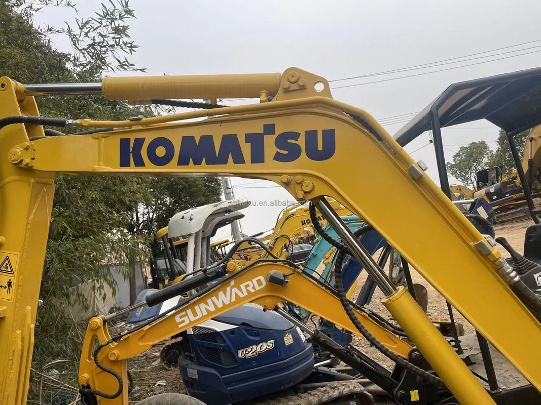 Smallest mini excavator Komatsu PC20 without cab small digger used machinery mini the excav best excav crawler