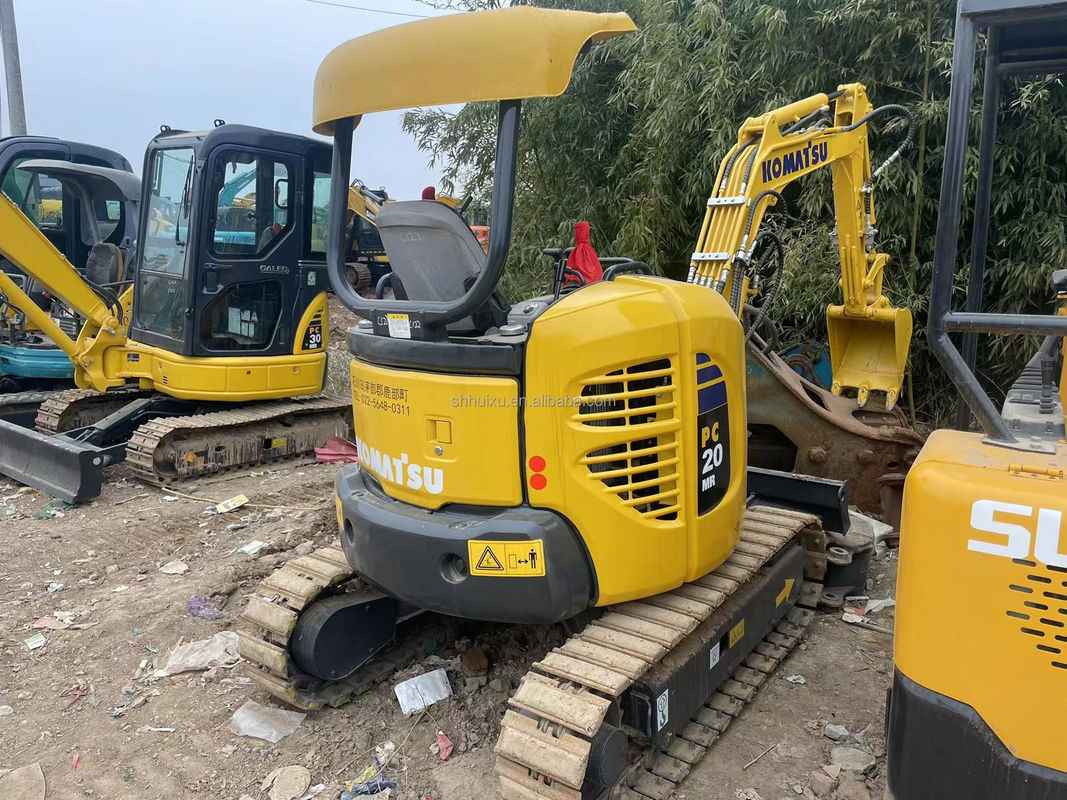 Smallest mini excavator Komatsu PC20 without cab small digger used machinery mini the excav best excav crawler