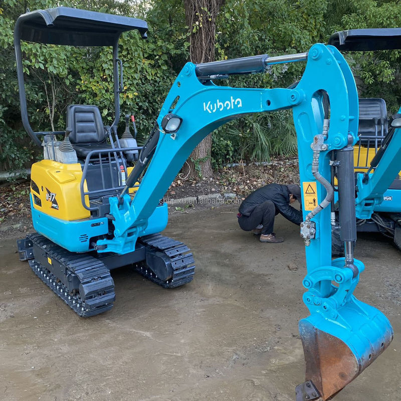 used 2T Kubota U17 charged diesel hydraulic crawler excavator have high quality with a discount price on construction kubota U35