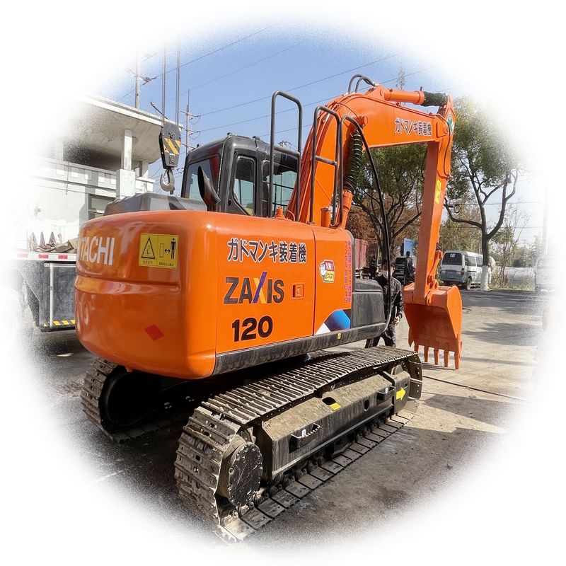 secondhand Machine Used excavator digging machine HITACHI 120  At A Low Price For Sale