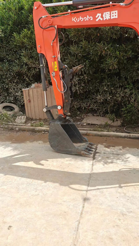 Low working hours second-hand hydraulic excavator Kubota Kx135-5 used excavator Handy excavator price