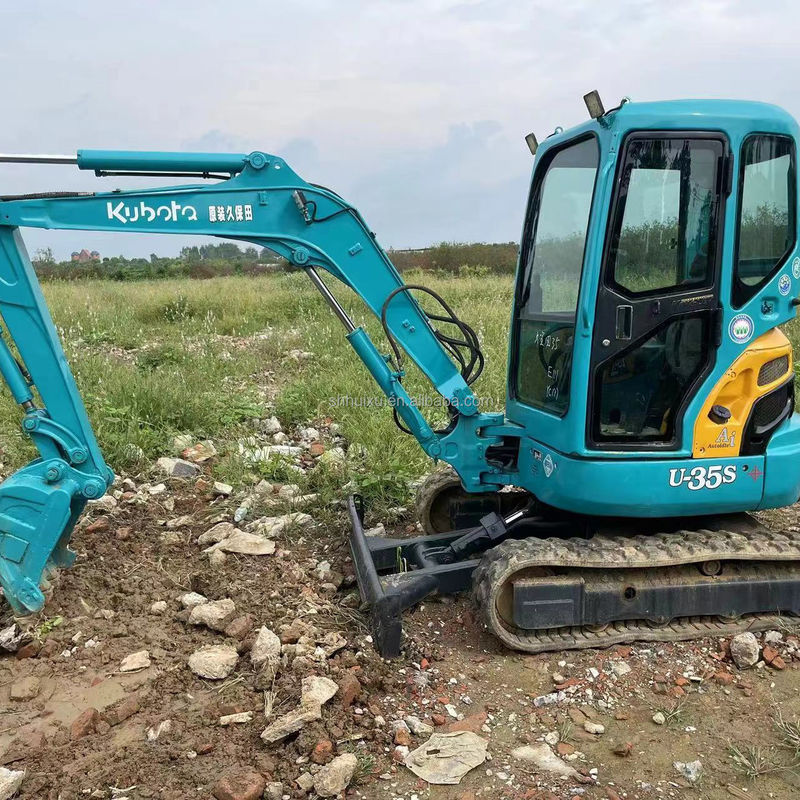 Low working hours Kubota U35S  excav sale used excavator with high quality engine and pump excav used cheap used machinery