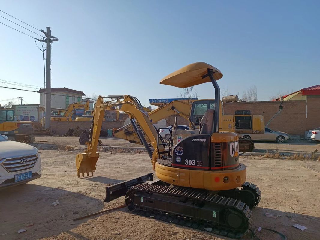 Used  walking excavator  CAT303 without driving cab mini excavators for sale used mini excavator sales