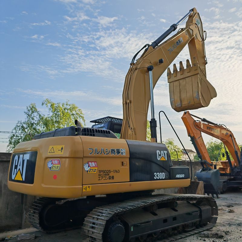 Used caterpillar machinery second hand digging excavating machinery CAT 330 330C 330D diesel engine excavator escavator