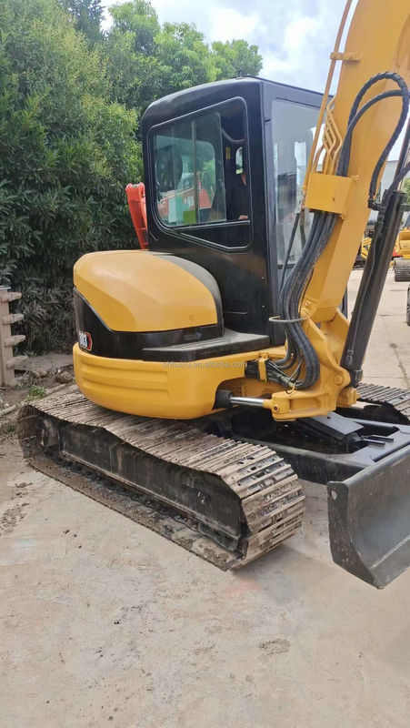 Used  mini excavator  CAT303 with driving cab  hand earth digger China mini digger