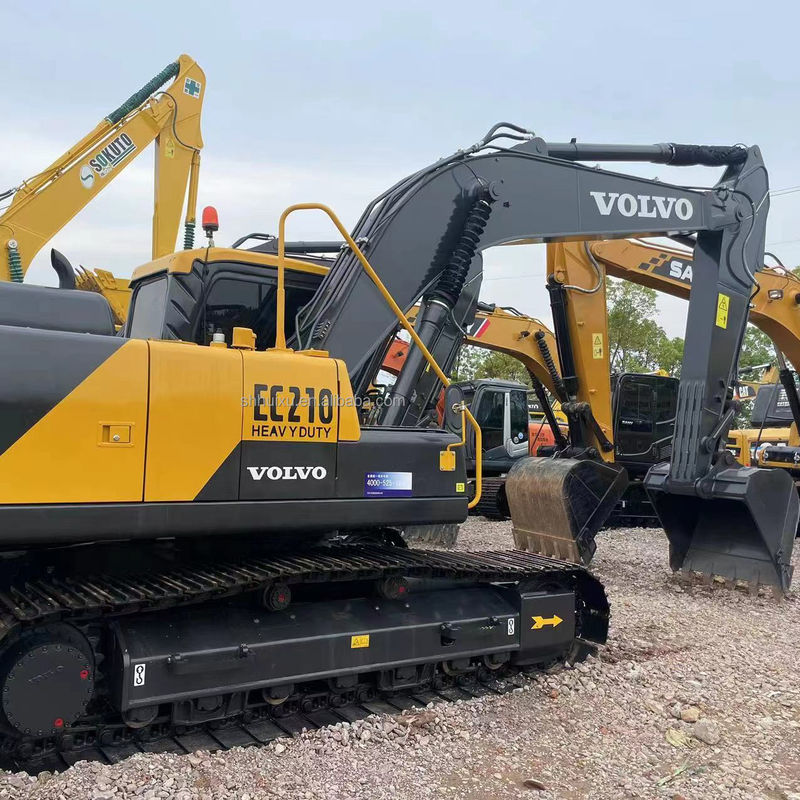 Used excavator Volvo EC210 digger used machinery 21 tons volvo excavator used second hand digger for sale