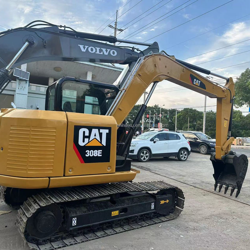 Used excavator  CAT 308E excavators second hand digger used machinery 8ton excav used  hydraulic crawler excav used sale for
