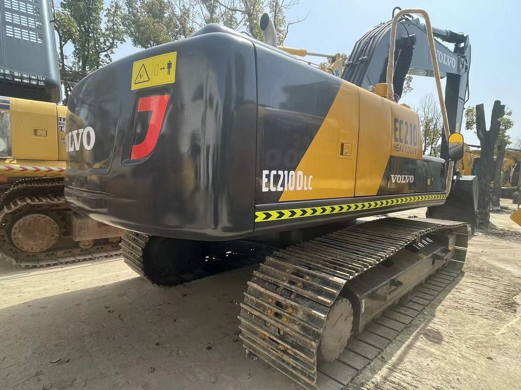 21000kg Used Hydraulic Crawler Excavator Second Hand Volvo Ec210 1.1m3 Bucket Capacity
