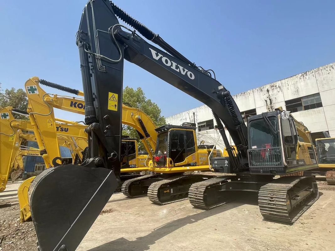 21000kg Used Hydraulic Crawler Excavator Second Hand Volvo Ec210 1.1m3 Bucket Capacity