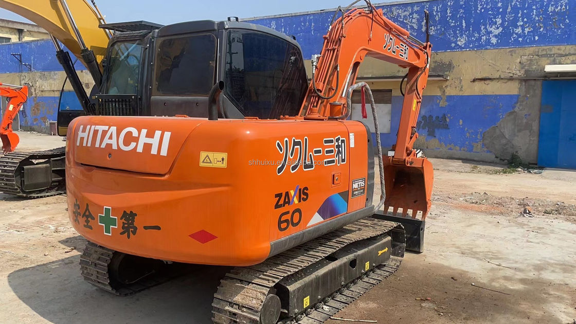 Quality hitachi used zx60 6 ton mini excavators 60 model secondhand original paint min I excavator Hitachi