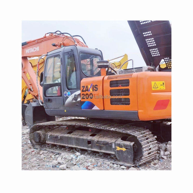 Used Japanese Hitachi Ex200  Crawler Excavator  construction second hand  good condition Hitachi zx200