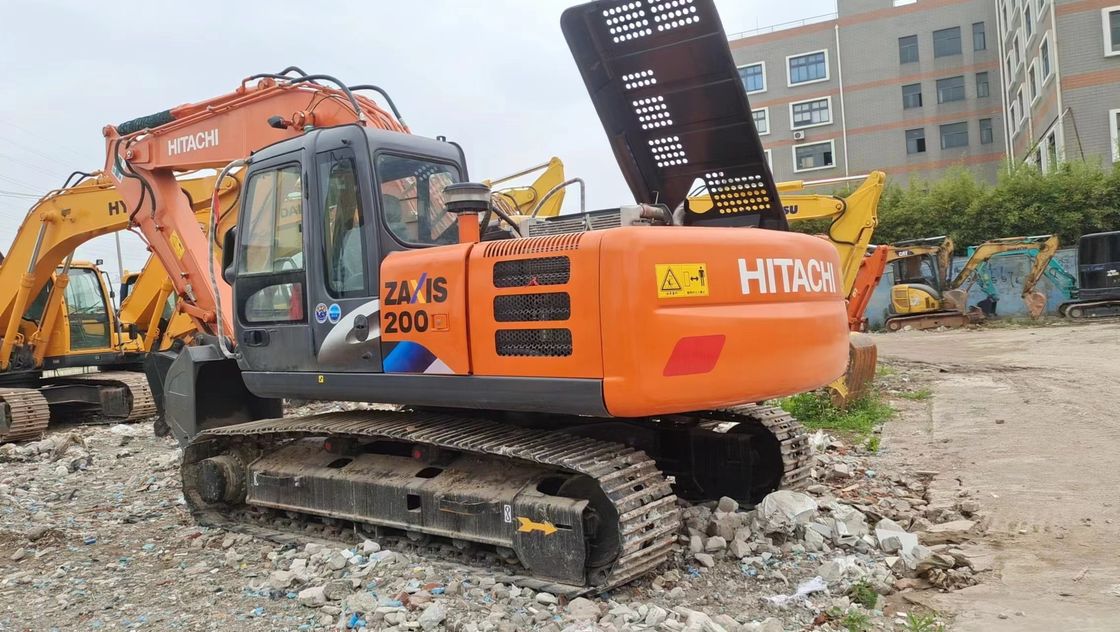 Used Japanese Hitachi Ex200  Crawler Excavator  construction second hand  good condition Hitachi zx200