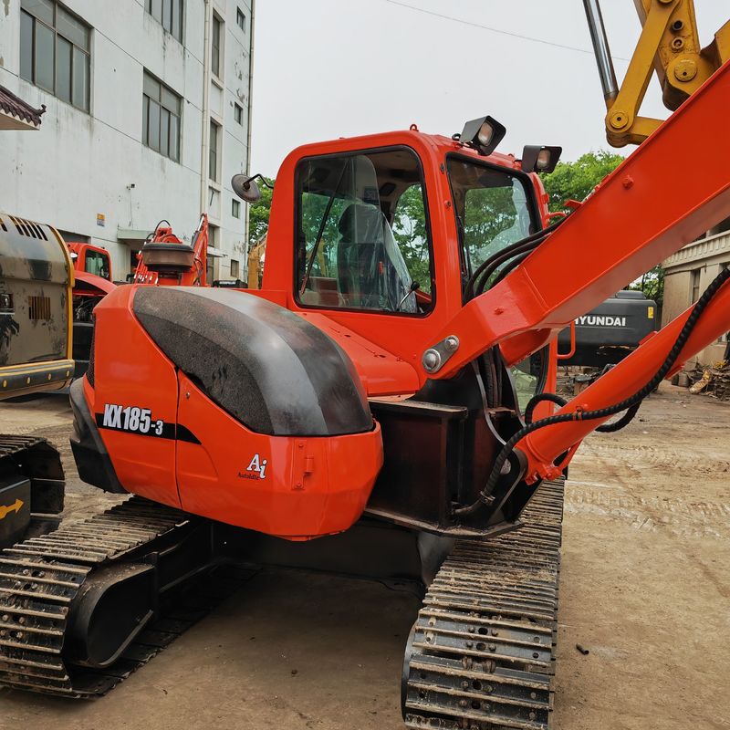 used mideum size excavator kubota185/ready to ship second hand excavator Kubota 185 on sale