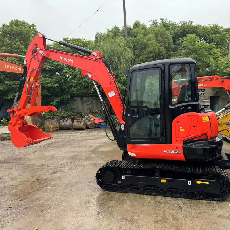 Low Price used excavator 6.5Ton Hydraulic KUBOTA KX165 digger secondhand  KUBOTA165 excavators original Japan for sale