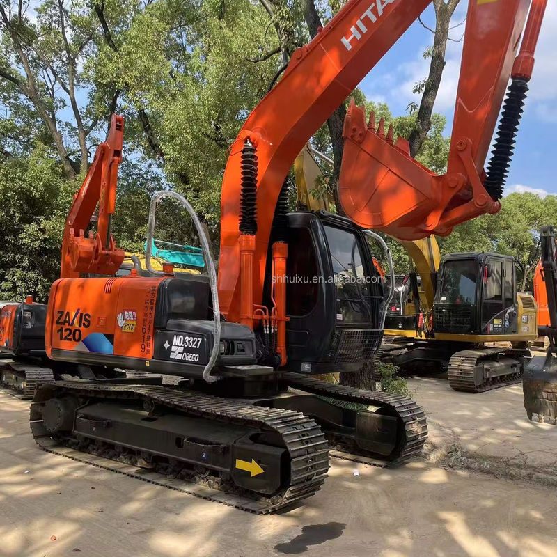 orange color used Hitachi zx120/second hand Hitachi zx120 with cheap price on sale