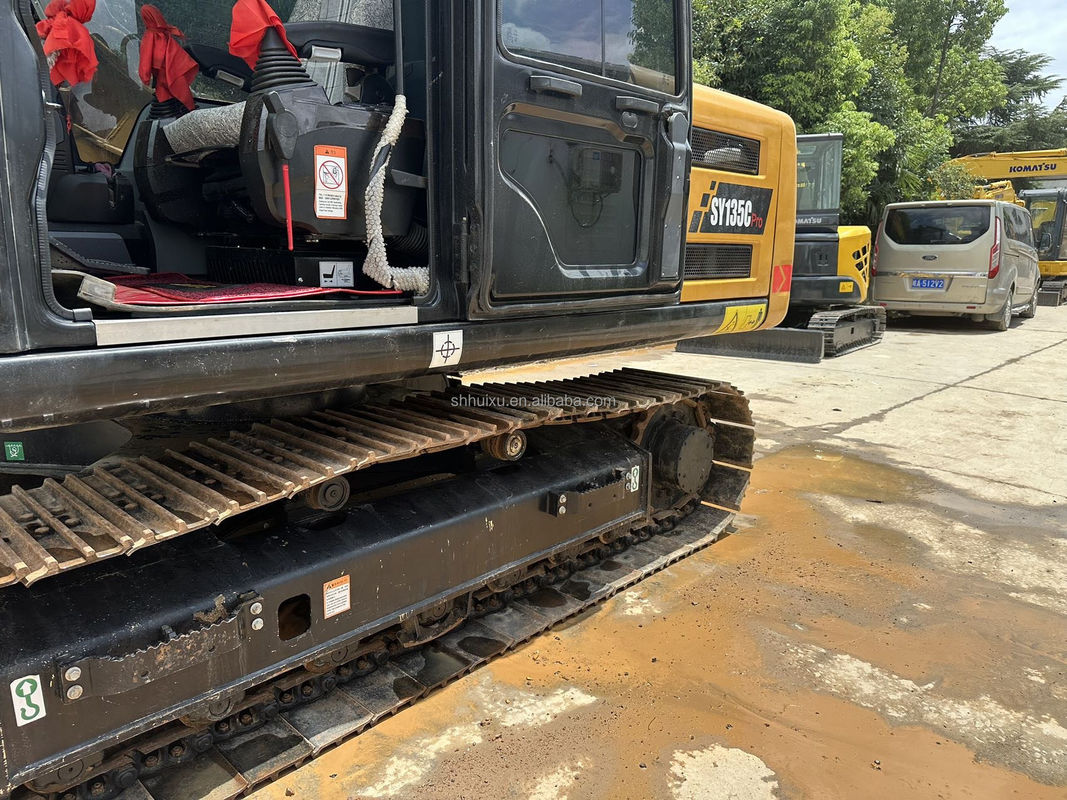 Secondhand  hydraulic crawler excavator SANY 135 215 china brand /construction small equipment used crawler excavator
