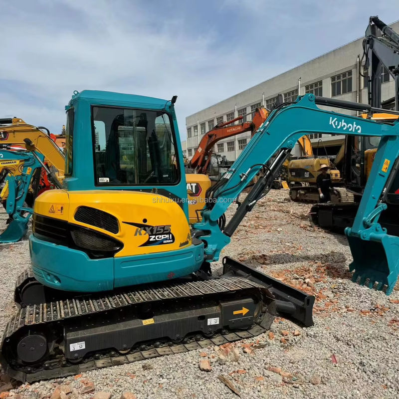 5.5 Ton Mini Used Excavator Kubota Kx155 Original Japan Crawler Digger