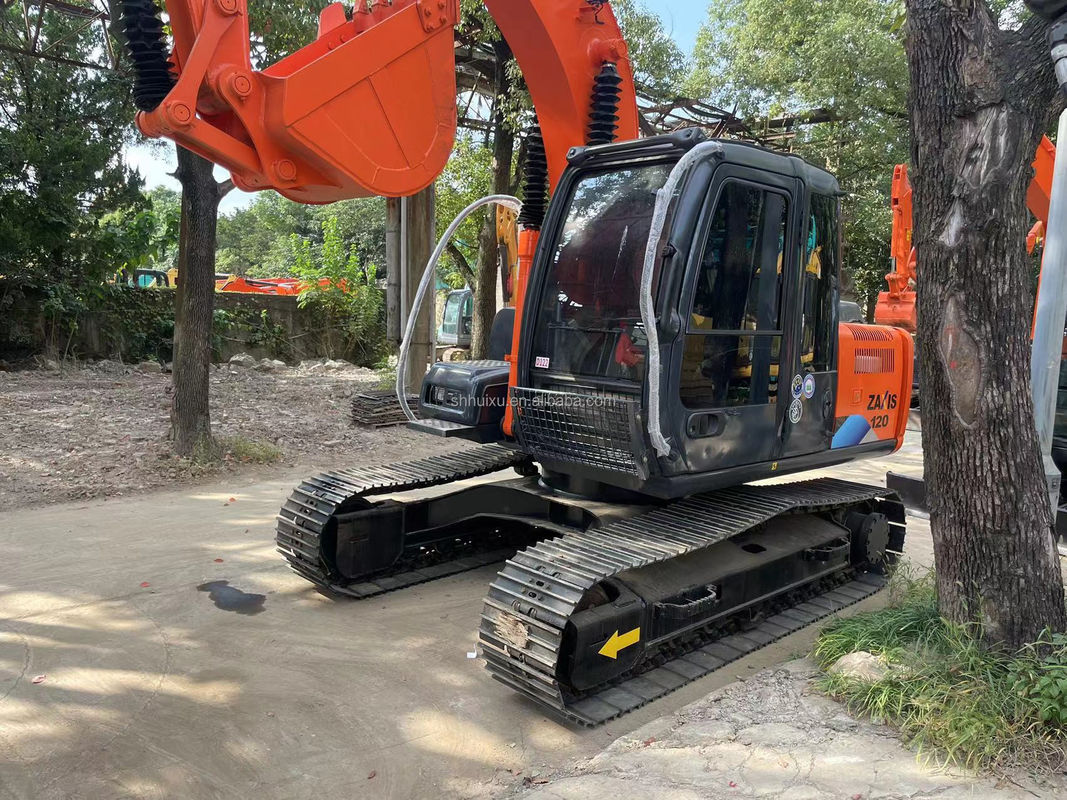 12000kg Zx120 Used Hitachi Excavator Second Hand With Original Paint 0.51m3
